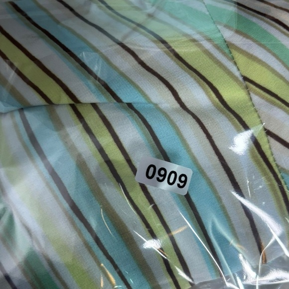 Y2K 90s Fairycore Preppy Asymmetrical Stripped Mini Skit Size Medium - Picture 9 of 9